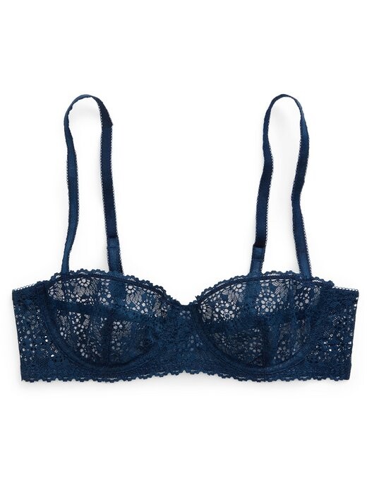 Бюстгальтер-Балконет на косточках Polo Ralph Lauren, синий
Бюстгальтер-Балконет на косточках Polo Ralph Lauren, синий