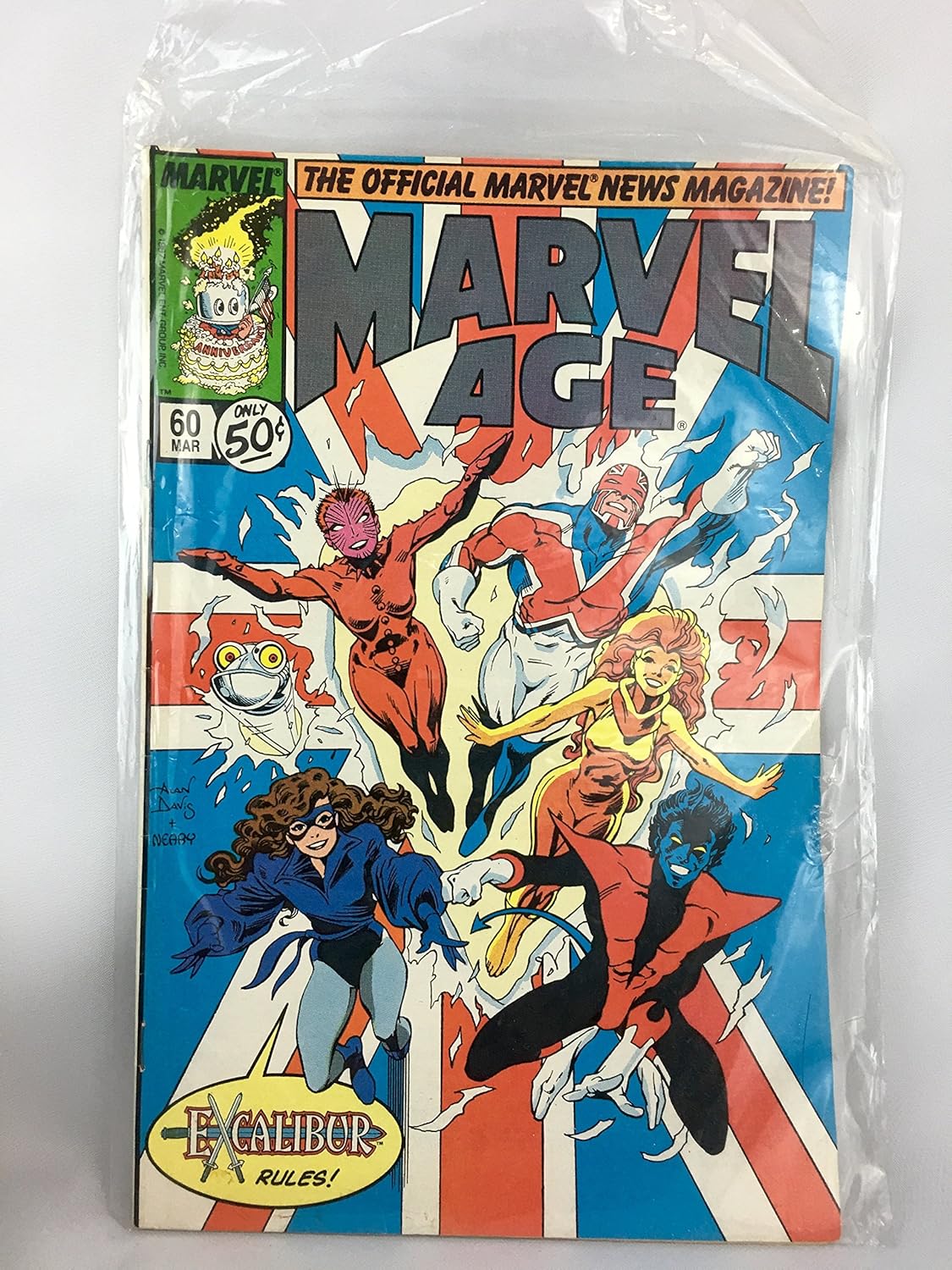 Marvel Age - The Official Marvel News Magazine #60 : Excalibur (Marvel Comics) (Marvel Comics)
Marvel Age - The Official Marvel News Magazine #60 : Excalibur (Marvel Comics) (Marvel Comics)