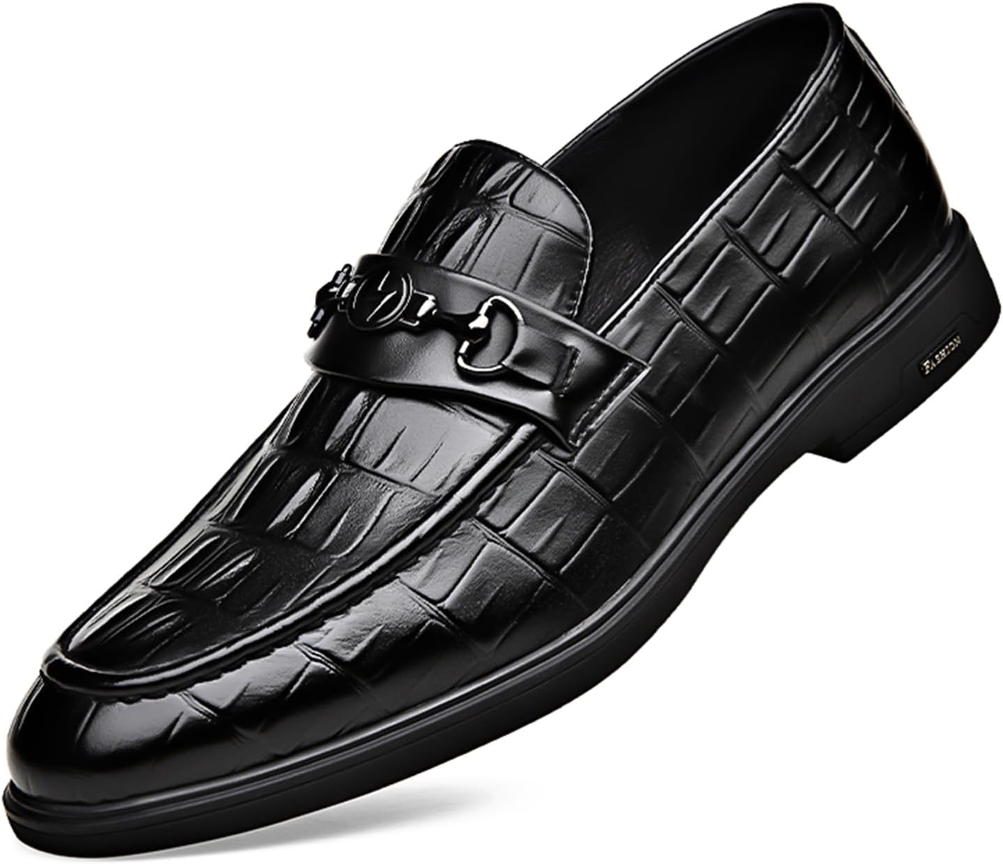 Мужские кожаные туфли премиум класса с тиснением под крокодила, классические формальные туфли, мокасины-слипоны для вождения, модная обувь для вечеринок Abborora, черный
Мужские кожаные туфли премиум класса с тиснением под крокодила, классические формальные туфли, мокасины-слипоны для вождения, модная обувь для вечеринок Abborora, черный