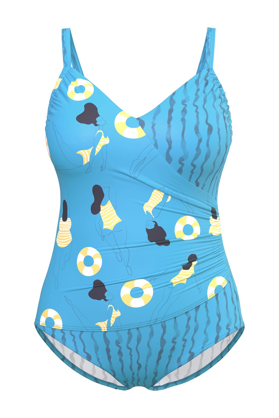 Купальный бралетт Ulla Popken, Turquoise
Купальный бралетт Ulla Popken, Turquoise