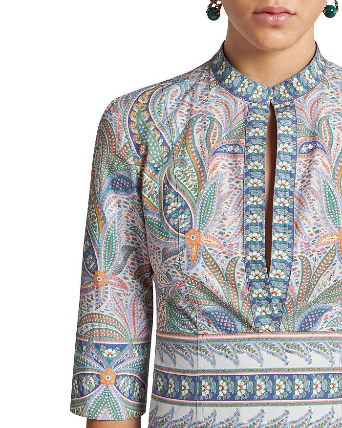 Платье макси с разрезом на шее и принтом Etro, серый
Платье макси с разрезом на шее и принтом Etro, серый