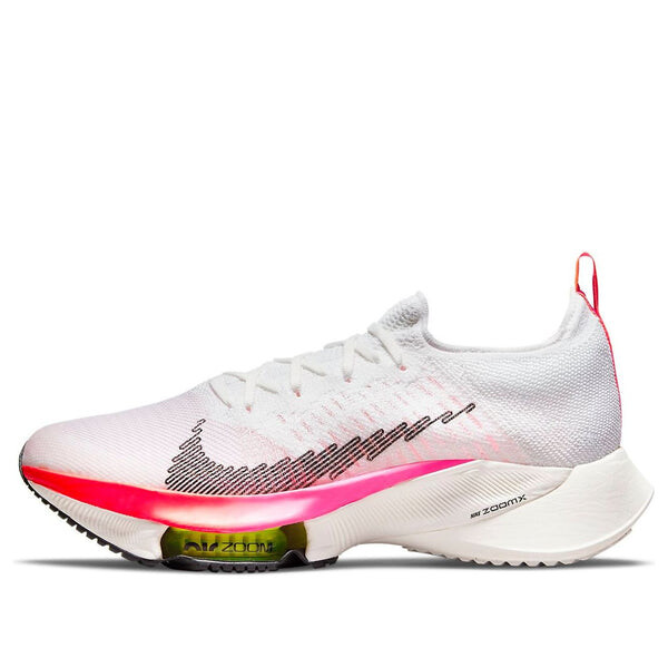 Кроссовки air zoom tempo next% flyknit Nike, белый 
Кроссовки air zoom tempo next% flyknit Nike, белый