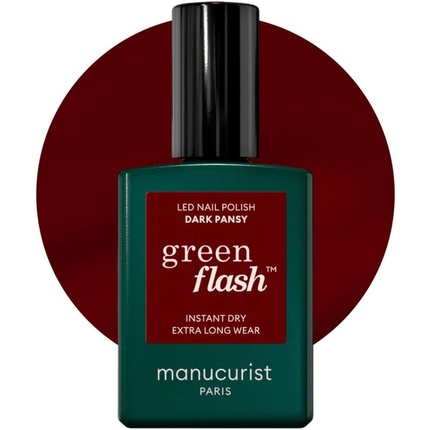 Зеленый светодиодный гель-лак для ногтей с эффектом вспышки, веганский, 12-Free, на растительной основе Manucurist
Зеленый светодиодный гель-лак для ногтей с эффектом вспышки, веганский, 12-Free, на растительной основе Manucurist