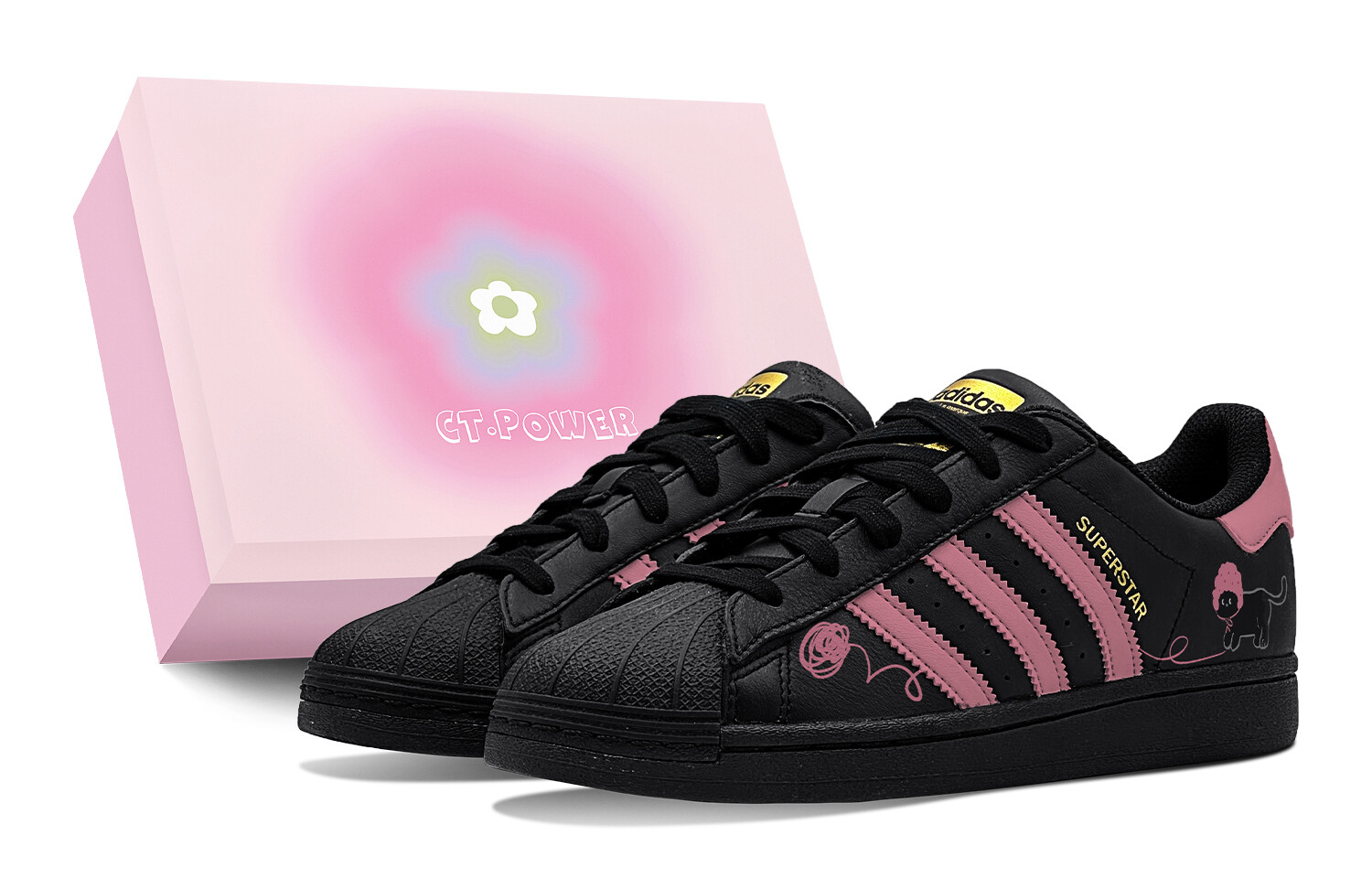 Кроссовки adidas originals Superstar Skateboarding Shoes Unisex Low-top Pink, черный/розовый
Кроссовки adidas originals Superstar Skateboarding Shoes Unisex Low-top Pink, черный/розовый