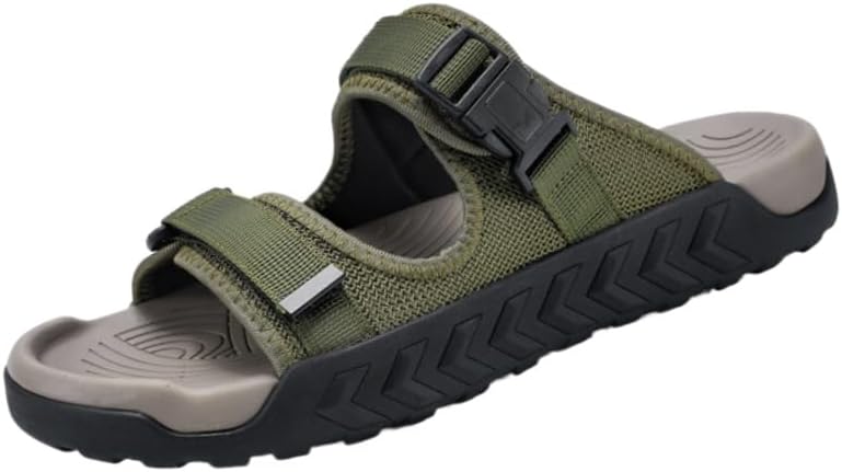 Мужские тапочки большого размера - легкие и удобные, с легким запрокидыванием и дышащие, подходят для использования дома и на улице Fusecottc, зеленый
Мужские тапочки большого размера - легкие и удобные, с легким запрокидыванием и дышащие, подходят для использования дома и на улице Fusecottc, зеленый