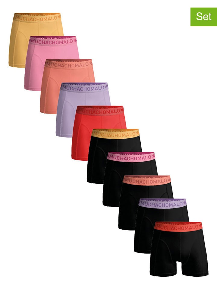 Muchachomalo Набор из 10 штук: боксерские трусы разных цветов
Muchachomalo Набор из 10 штук: боксерские трусы разных цветов