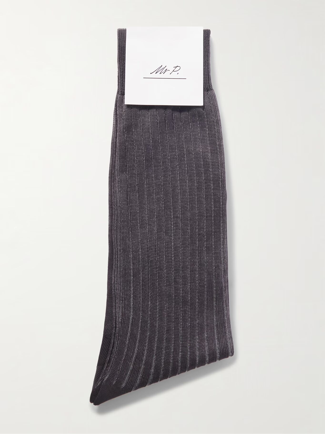 Носки из мерсеризованного хлопка в рубчик MR P., серый
Носки из мерсеризованного хлопка в рубчик MR P., серый