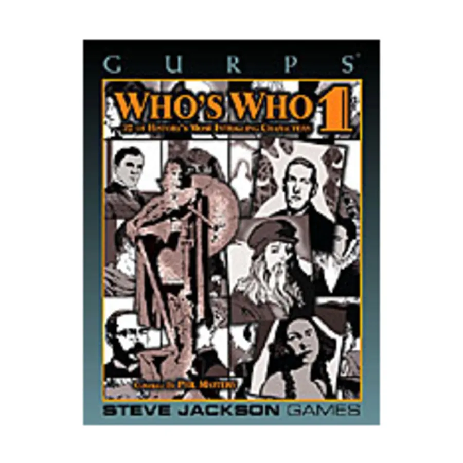 Who's Who #1, GURPS (1st-3rd Edition) - Characters, мягкая обложка 
Who's Who #1, GURPS (1st-3rd Edition) - Characters, мягкая обложка