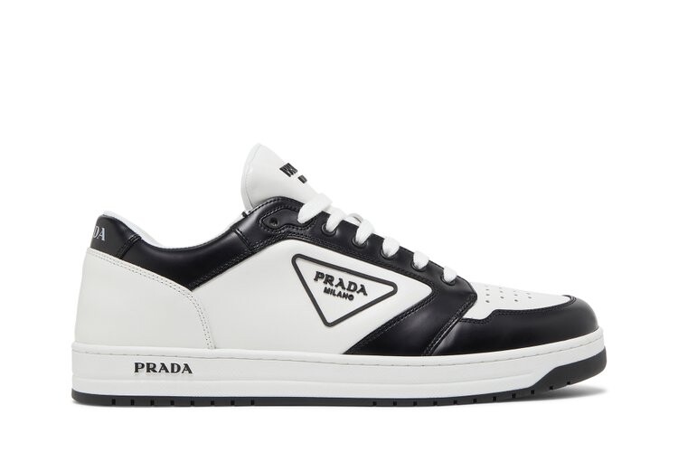 Кроссовки Prada New Avenue Leather Low 'White Black', белый 
Кроссовки Prada New Avenue Leather Low 'White Black', белый