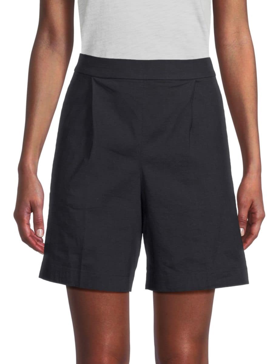 Шорты из льняной смеси со складками спереди Theory, цвет Midnight
Шорты из льняной смеси со складками спереди Theory, цвет Midnight