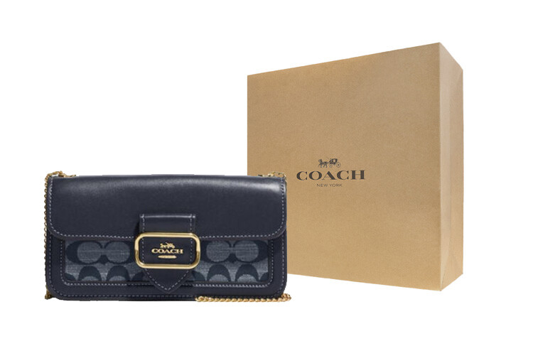 Женская сумка через плечо Coach Morgan на цепочке, синий
Женская сумка через плечо Coach Morgan на цепочке, синий