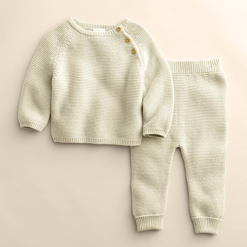 Свитер Baby Little Co. от Lauren Conrad, комплект из вязаного верха и низа Little Co. by Lauren Conrad, цвет Graceful Beige
Свитер Baby Little Co. от Lauren Conrad, комплект из вязаного верха и низа Little Co. by Lauren Conrad, цвет Graceful Beige