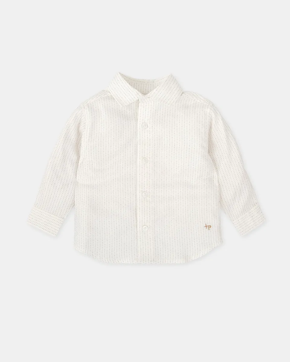 Детская рубашка в прерывистую полоску Tutto Piccolo, белый
Детская рубашка в прерывистую полоску Tutto Piccolo, белый