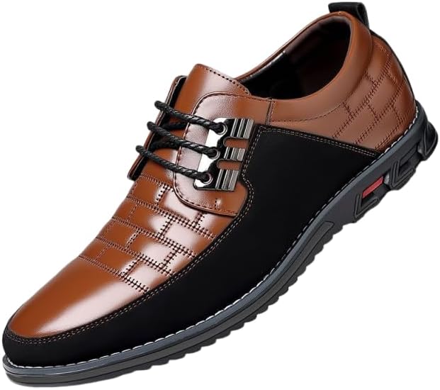 Мужские туфли модные повседневные деловые Оксфорды на шнуровке, лоуферы, балетки для мужчин для работы и офиса Generic, коричневый
Мужские туфли модные повседневные деловые Оксфорды на шнуровке, лоуферы, балетки для мужчин для работы и офиса Generic, коричневый