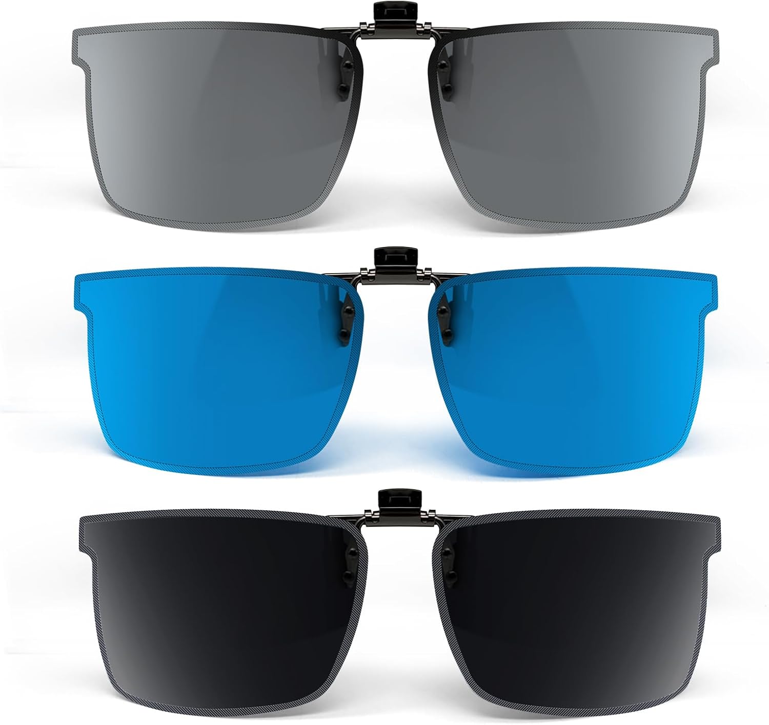 Поляризованные солнцезащитные очки-клипсы для мужчин и женщин, универсальная посадка поверх очков с диоптриями, в комплекте с футляром LADYPONYCSC, Blue&grey&silver Mirrored
Поляризованные солнцезащитные очки-клипсы для мужчин и женщин, универсальная посадка поверх очков с диоптриями, в комплекте с футляром LADYPONYCSC, Blue&grey&silver Mirrored