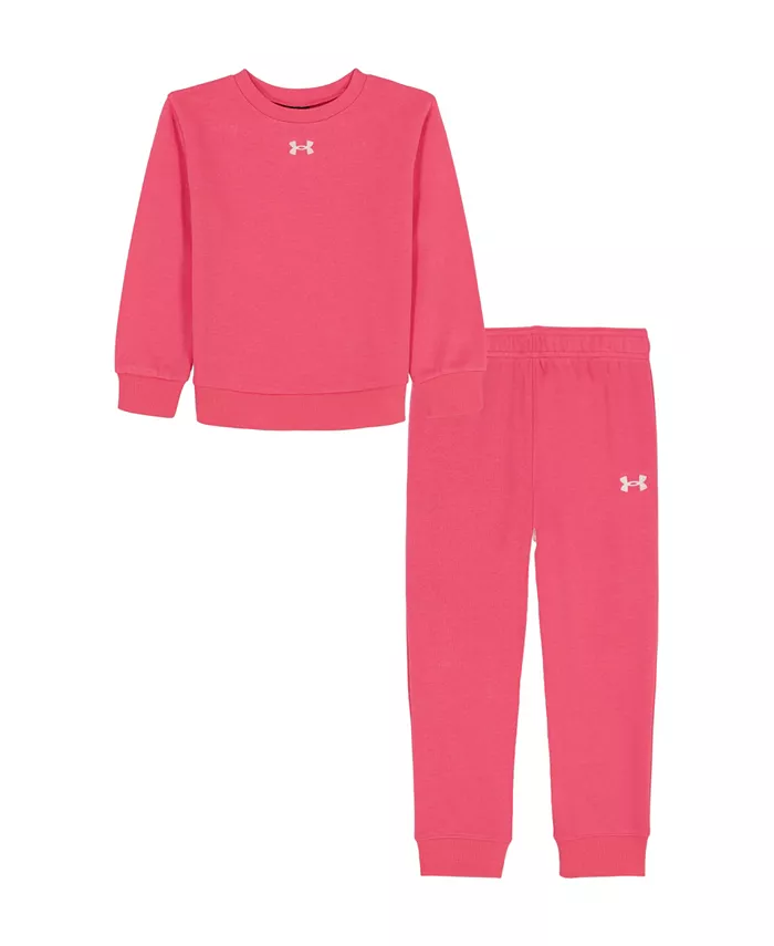 Детский комплект для девочек 2T-6X: топ Rival с длинными рукавами и джоггеры Under Armour, розовый
Детский комплект для девочек 2T-6X: топ Rival с длинными рукавами и джоггеры Under Armour, розовый