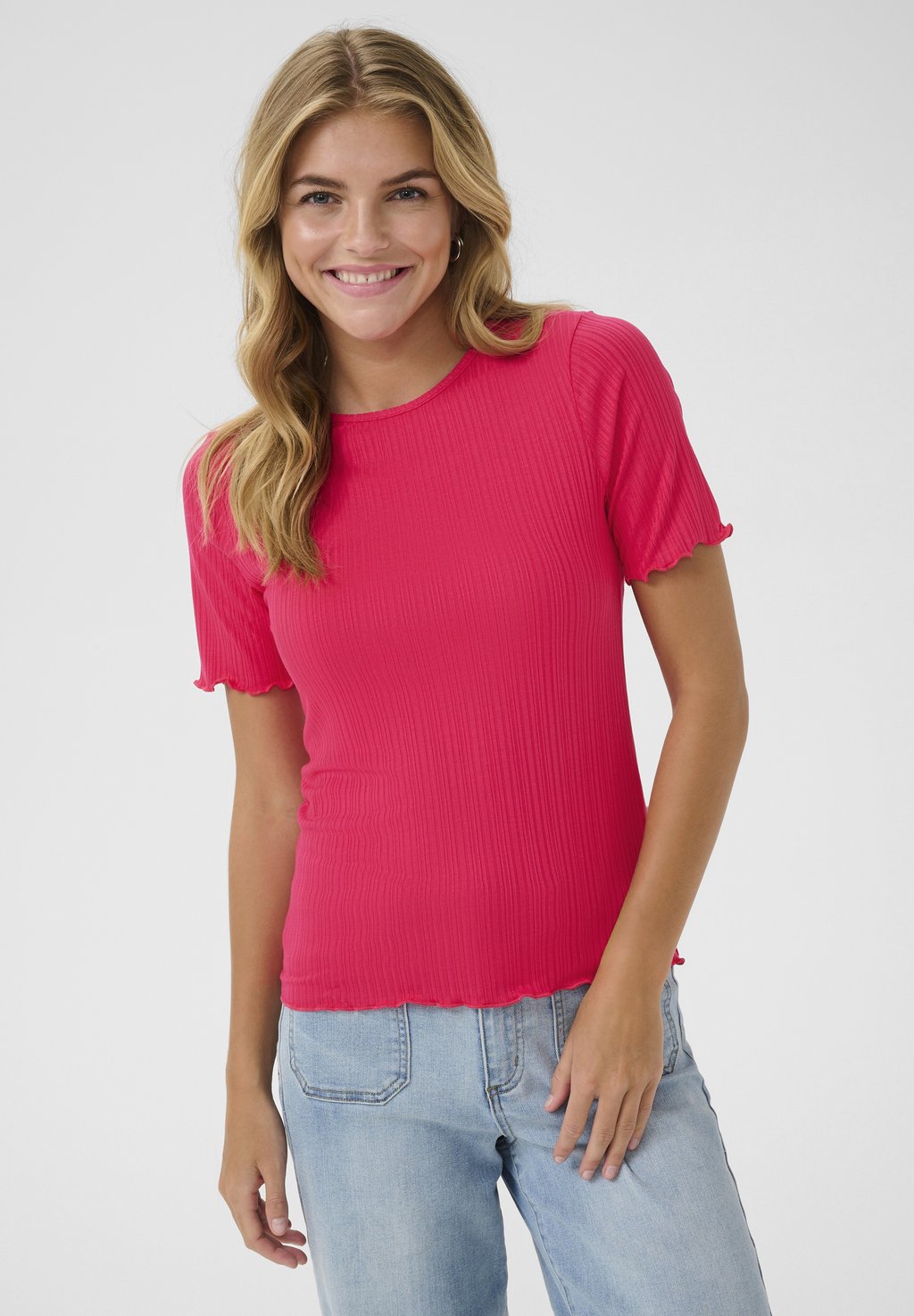 Базовая футболка KAMARY Kaffe, розовый
Базовая футболка KAMARY Kaffe, розовый