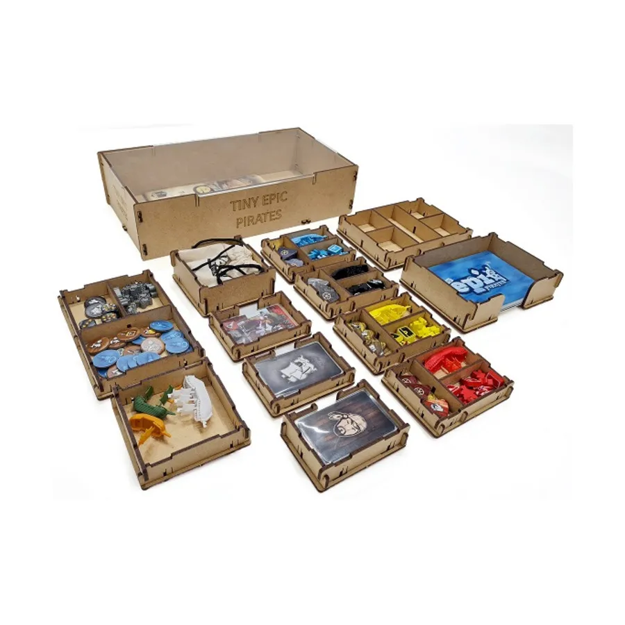 Маленький эпический ящик для хранения пиратов, Board Game Organizers/Storage (E-Raptor)
Маленький эпический ящик для хранения пиратов, Board Game Organizers/Storage (E-Raptor)