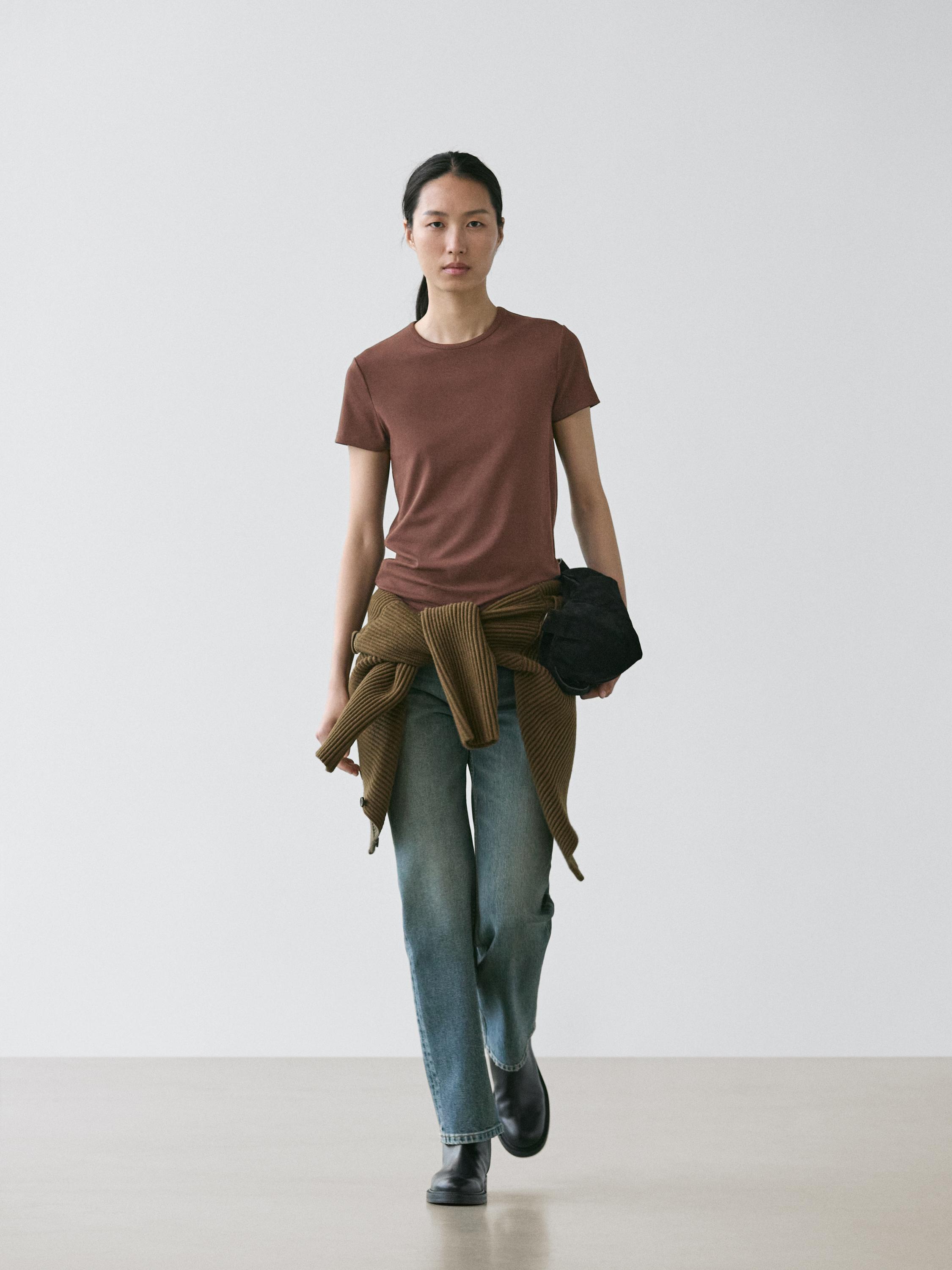 Футболка с коротким рукавом из смеси лиоцелла Massimo Dutti, brown, Коричневый, Футболка с коротким рукавом из смеси лиоцелла Massimo Dutti, brown
Футболка с коротким рукавом из смеси лиоцелла Massimo Dutti, brown, Коричневый, Футболка с коротким рукавом из смеси лиоцелла Massimo Dutti, brown