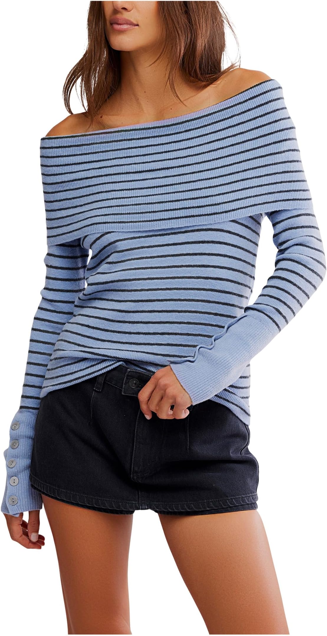 Свитер Free People Evergreen Sweater, цвет Peri Combo
Свитер Free People Evergreen Sweater, цвет Peri Combo