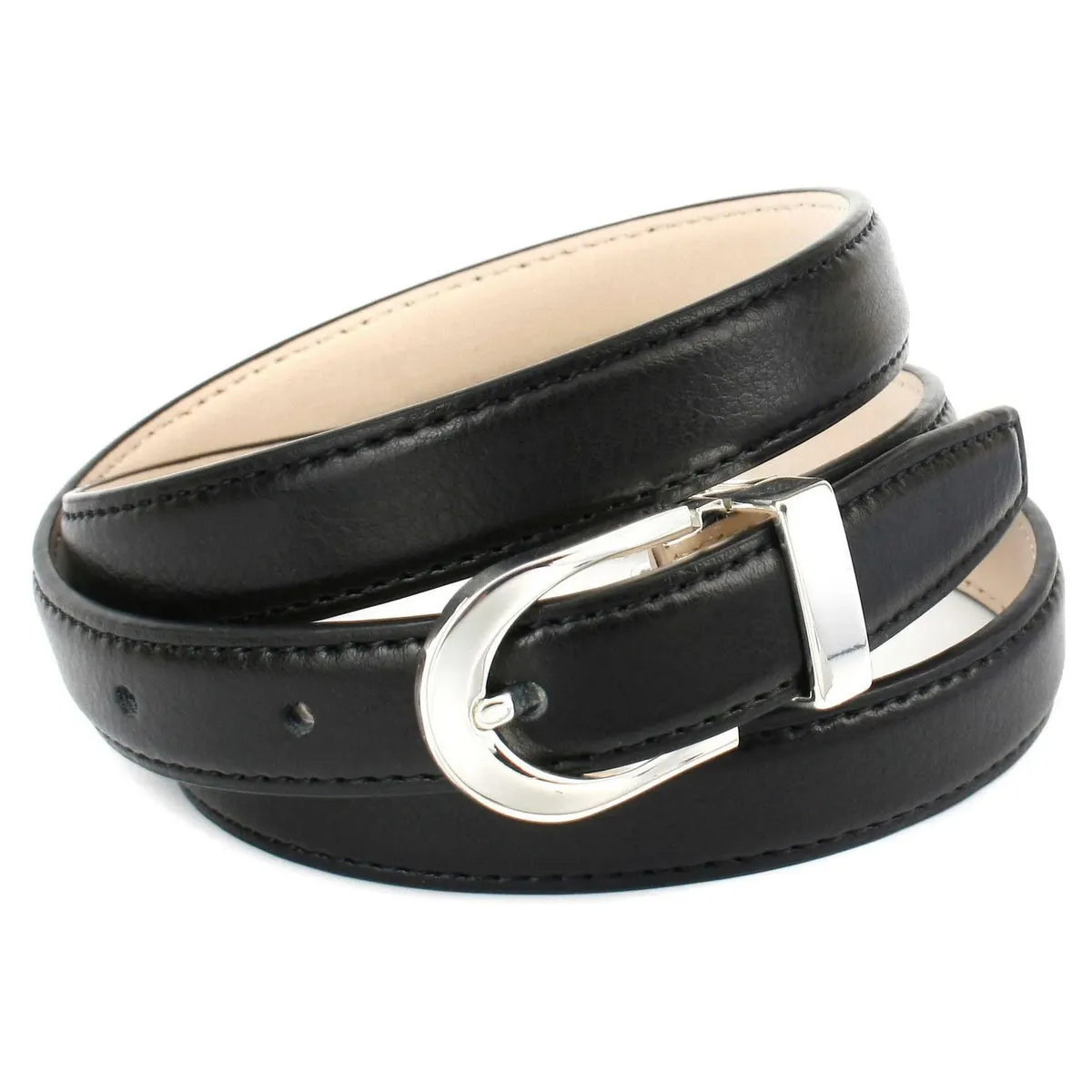 Кожаный ремень Anthoni Crown, узкий, прочный, черный
Кожаный ремень Anthoni Crown, узкий, прочный, черный