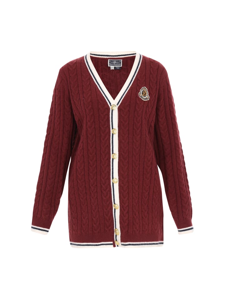 Женский кардиган винно-красного, темно-синего и белого цветов DreiMaster Maritim
Женский кардиган винно-красного, темно-синего и белого цветов DreiMaster Maritim