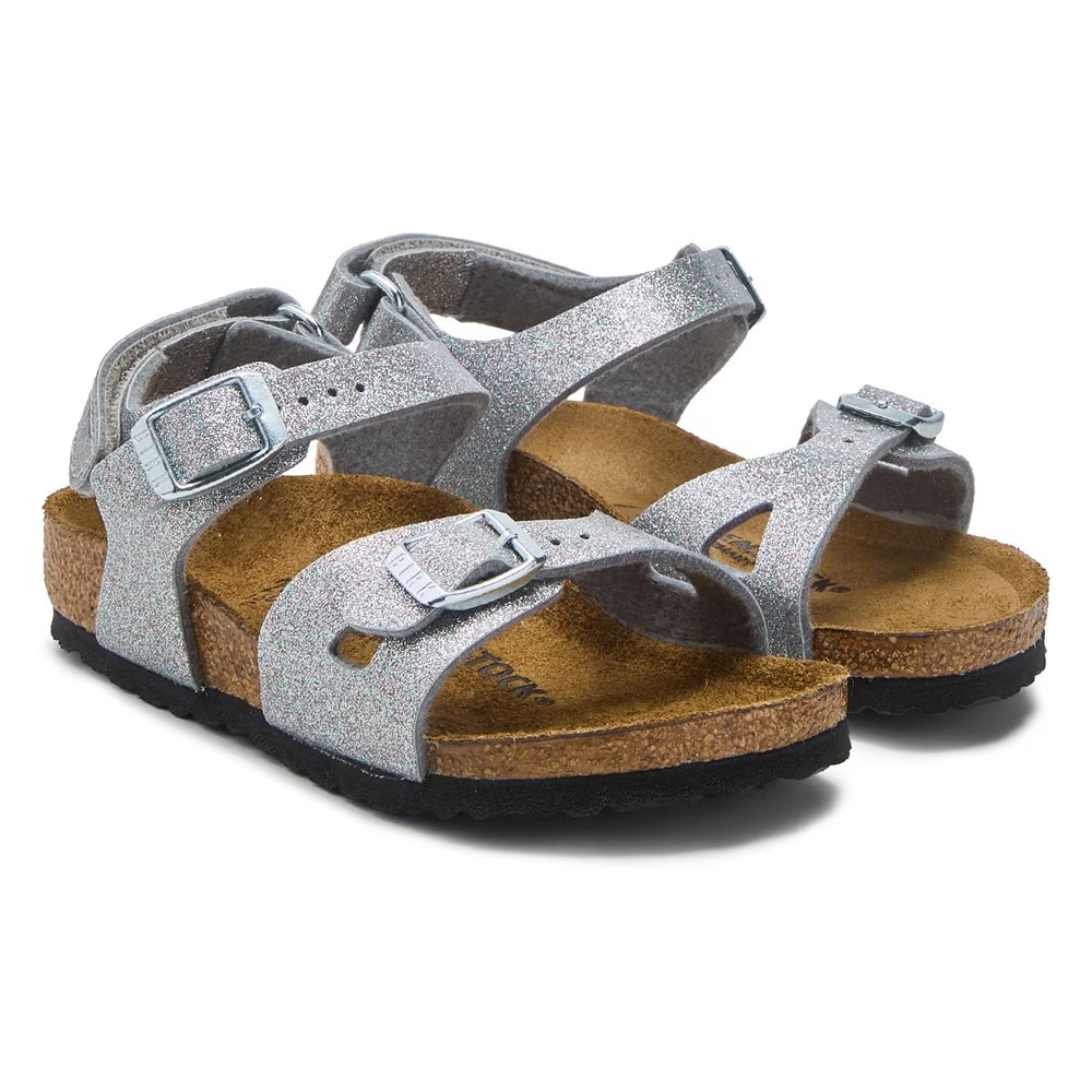 Детальная сандалия с анатомической стелькой для малышей/маленьких детей Birkenstock, silver glitter
Детальная сандалия с анатомической стелькой для малышей/маленьких детей Birkenstock, silver glitter