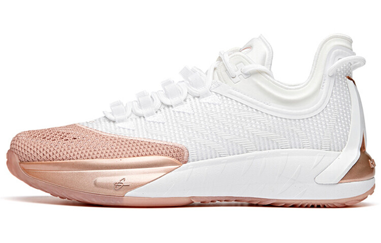 Баскетбольные кроссовки GH1 мужские низкие белые/розово-золотистые Anta
Баскетбольные кроссовки GH1 мужские низкие белые/розово-золотистые Anta