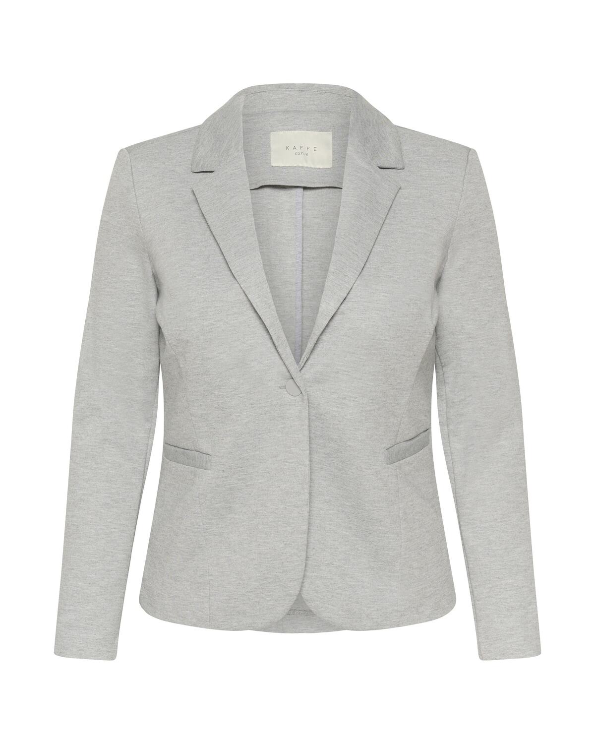 KAFFE CURVE Блейзер в светло-сером цвете
KAFFE CURVE Блейзер в светло-сером цвете