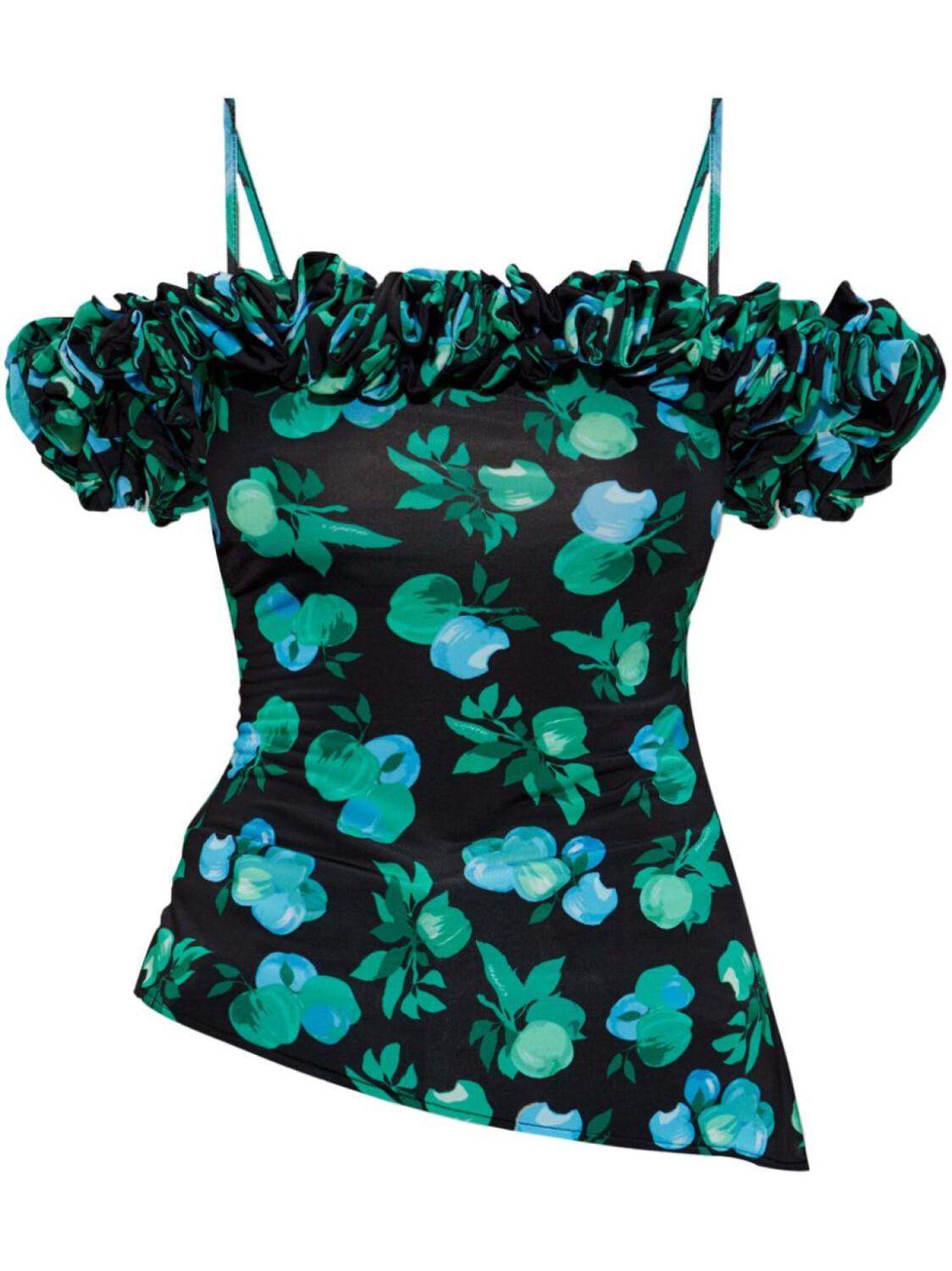 Coperni блузка с цветочным принтом, черный
Coperni блузка с цветочным принтом, черный