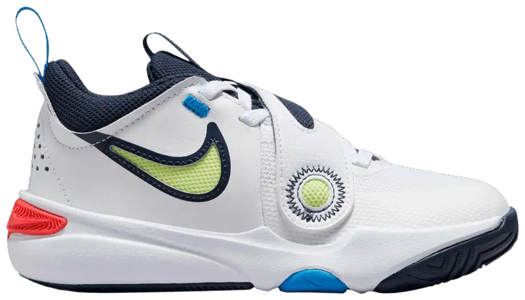 Кроссовки Nike Team Hustle D11 PS 'White Photo Blue Light Lemon Twist', белый
Кроссовки Nike Team Hustle D11 PS 'White Photo Blue Light Lemon Twist', белый