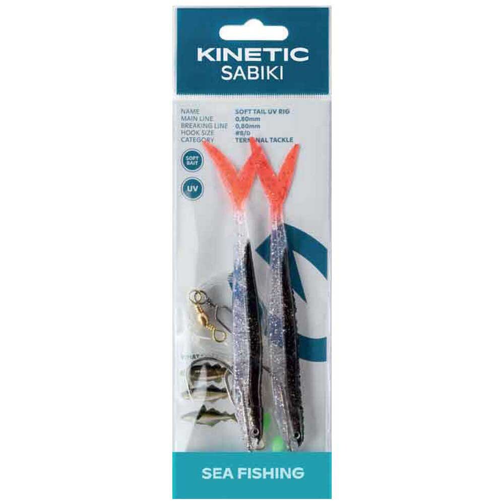 Оснастки Kinetic Sabiki Soft Tail UV, прозрачный
Оснастки Kinetic Sabiki Soft Tail UV, прозрачный