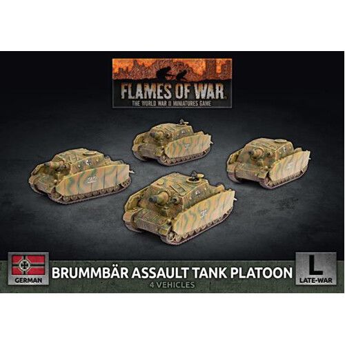 Фигурки Brummbar Assault Tank Platoon (X4)
Фигурки Brummbar Assault Tank Platoon (X4)