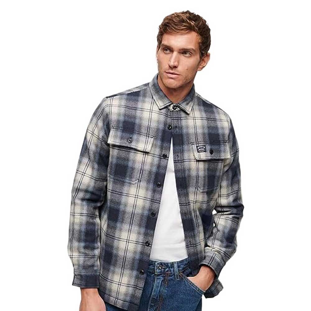 Рубашка Superdry Wool Miller, синий
Рубашка Superdry Wool Miller, синий