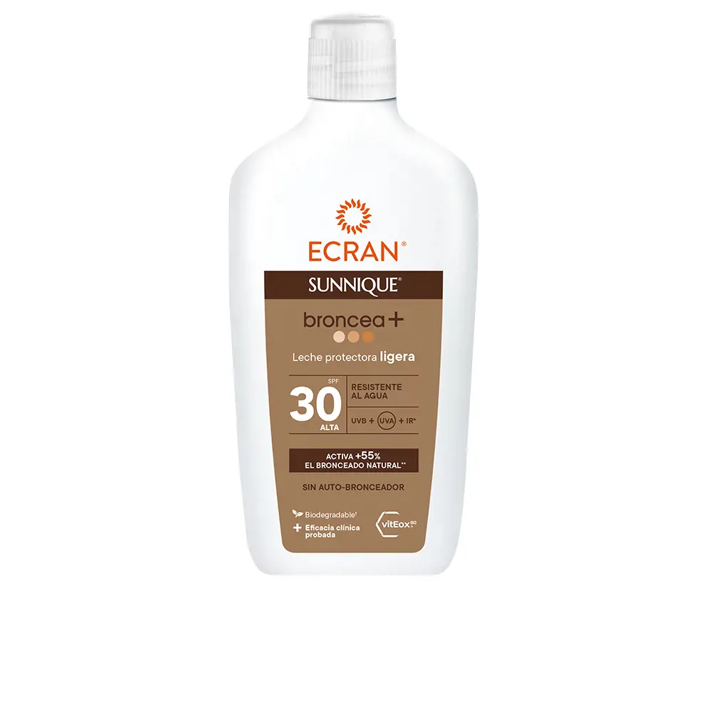 Солнцезащитный крем Ecran Sunnique Broncea+ Leche Protectora Spf30 Ecran, 370 мл
Солнцезащитный крем Ecran Sunnique Broncea+ Leche Protectora Spf30 Ecran, 370 мл