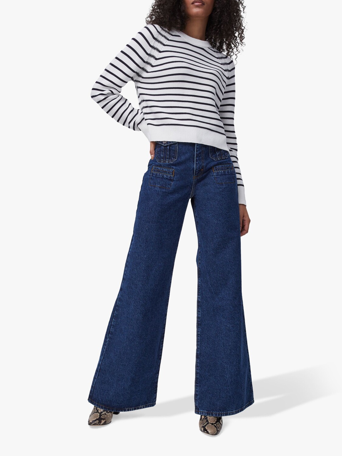 Джемпер в полоску French Connection Lillie Mozart, летний белый/универсальный синий
Джемпер в полоску French Connection Lillie Mozart, летний белый/универсальный синий