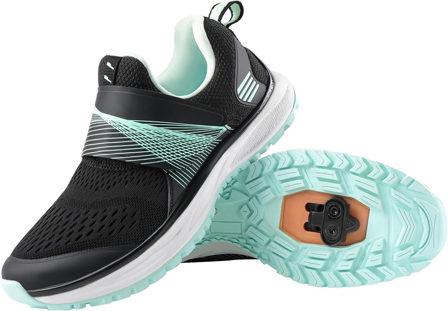 Велотуфли для женщин Spinning - совместимы с SPD, для велосипедов в помещении и на улице, дышащие и комфортные шоссейные велотуфли с заранее установленными зацепами Rosrabit, черный/зеленый
Велотуфли для женщин Spinning - совместимы с SPD, для велосипедов в помещении и на улице, дышащие и комфортные шоссейные велотуфли с заранее установленными зацепами Rosrabit, черный/зеленый