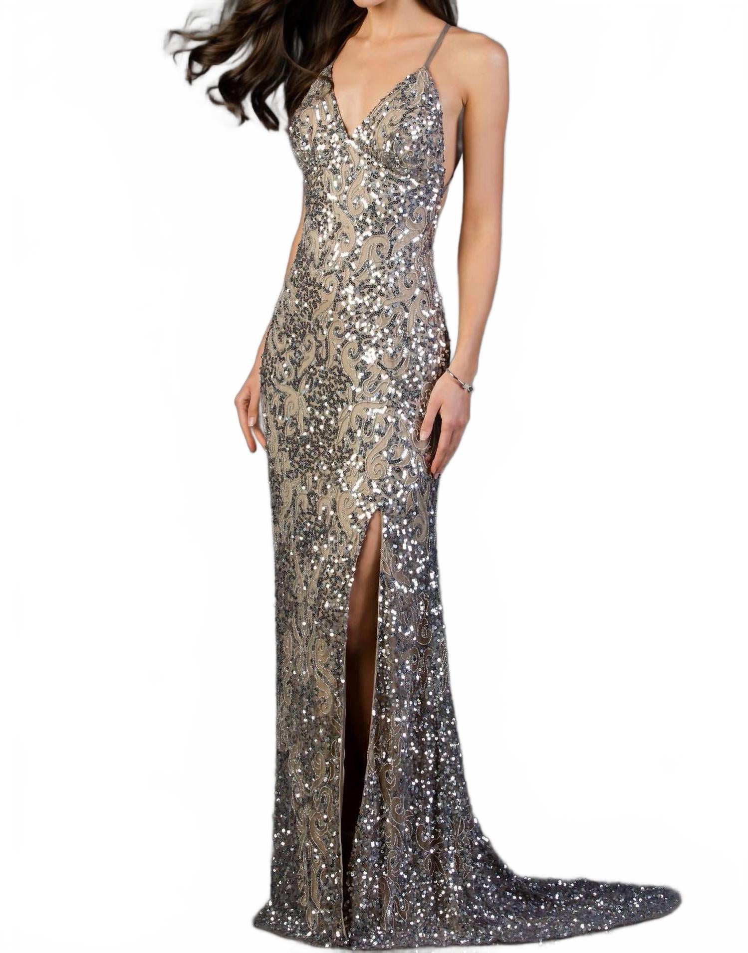 Женское платье в свинцово-серебристом цвете Scala
Женское платье в свинцово-серебристом цвете Scala