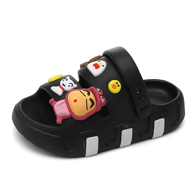 Детские сандалии с противоскользящей амортизацией YUZHAOLIN, черный
Детские сандалии с противоскользящей амортизацией YUZHAOLIN, черный