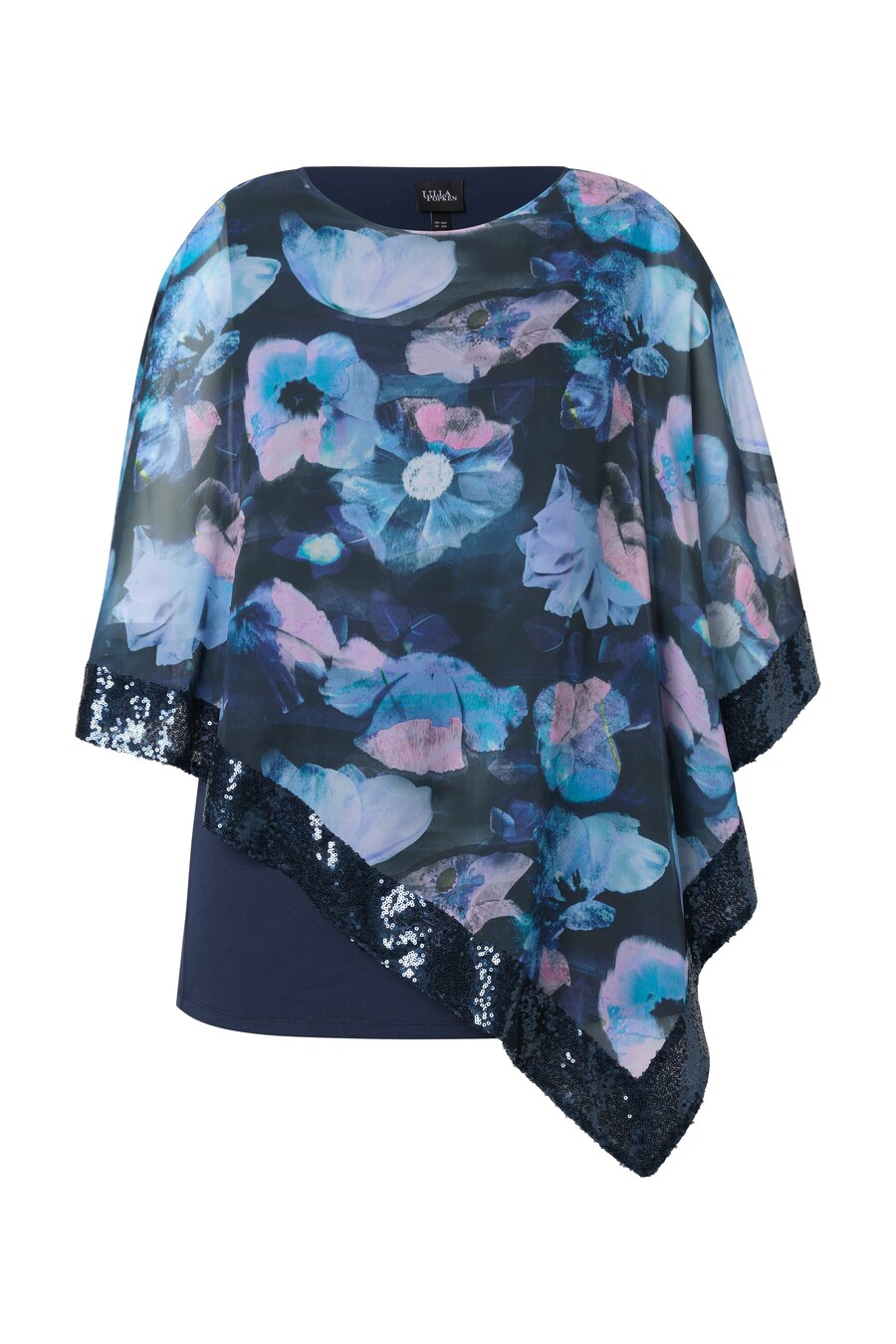 Блуза Ulla Popken, темно-синий/светло-голубой
Блуза Ulla Popken, темно-синий/светло-голубой