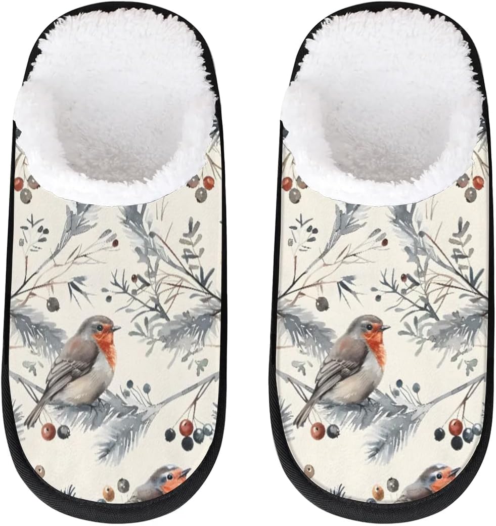 Тапочки Gublec для женщин и мужчин, уютные с нескользящей подошвой, для дома, теплые плюшевые тапочки для дома, спальни и путешествий, Cute Birds Berry
Тапочки Gublec для женщин и мужчин, уютные с нескользящей подошвой, для дома, теплые плюшевые тапочки для дома, спальни и путешествий, Cute Birds Berry