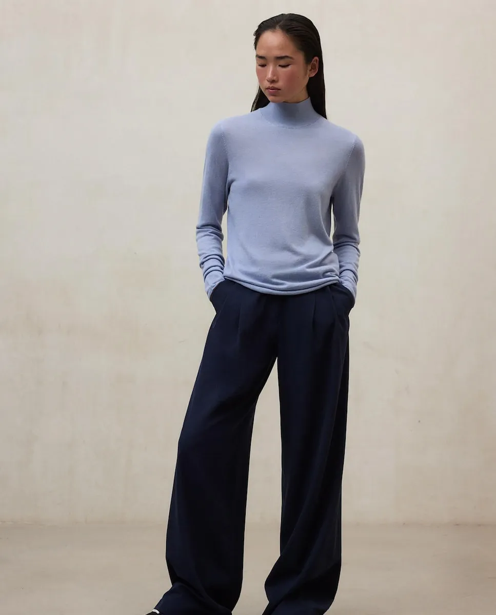 Женский джемпер из тонкой пряжи с воротником перкинс Ecoalf, синий
Женский джемпер из тонкой пряжи с воротником перкинс Ecoalf, синий