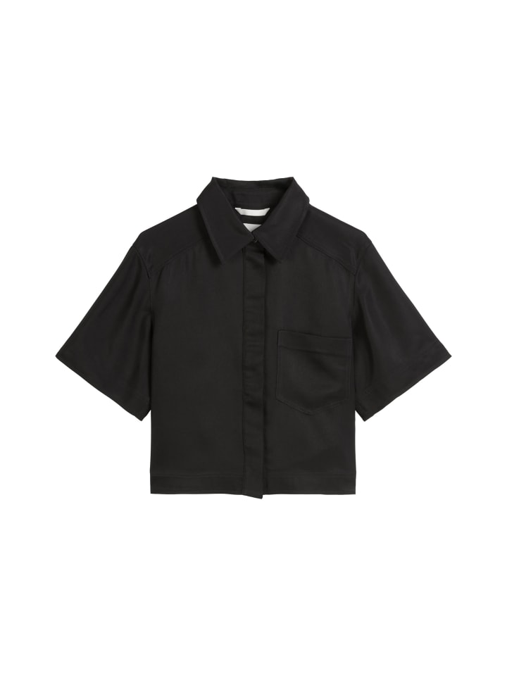 Свободная блузка с короткими рукавами черного цвета Marc O'Polo
Свободная блузка с короткими рукавами черного цвета Marc O'Polo