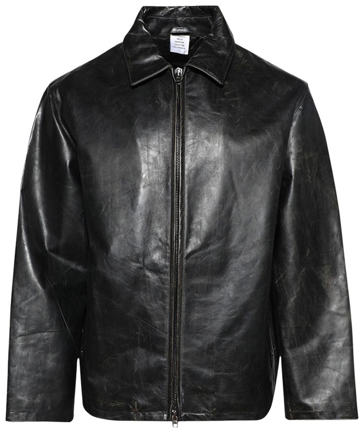 Куртка Vetements Distressed Leather Zip-Up Jacket 'Black', черный
Куртка Vetements Distressed Leather Zip-Up Jacket 'Black', черный