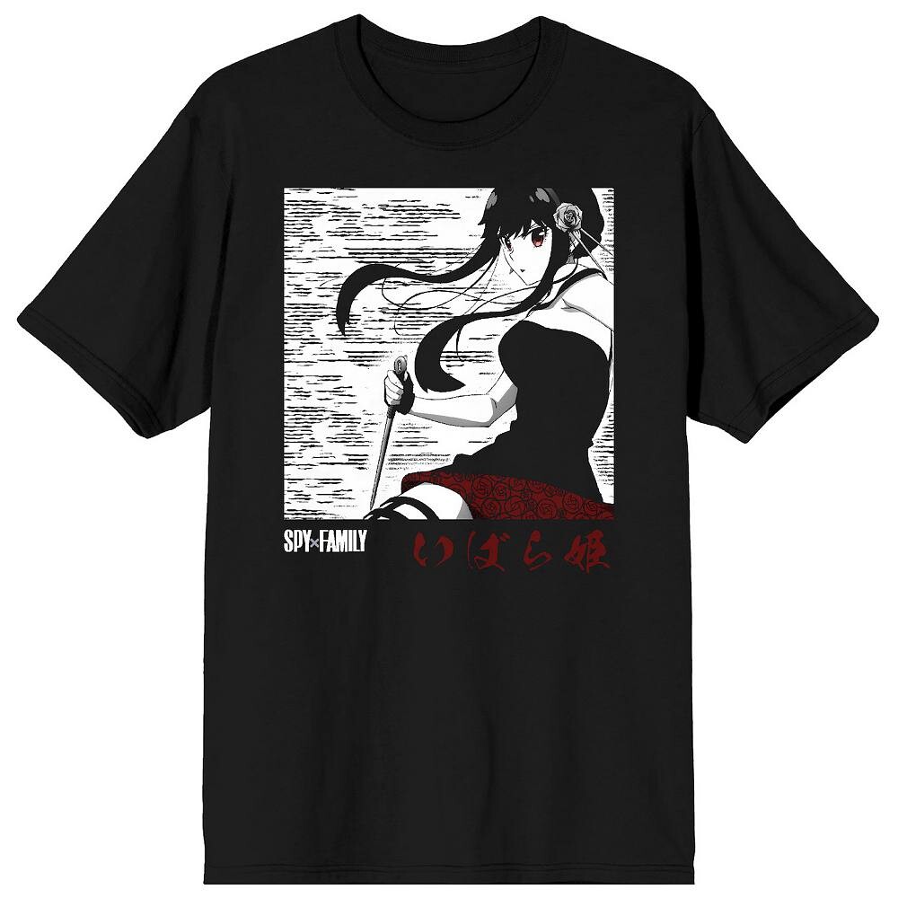 Мужская футболка с рисунком Spy x Family Manga Yor Forger Licensed Character, черный
Мужская футболка с рисунком Spy x Family Manga Yor Forger Licensed Character, черный