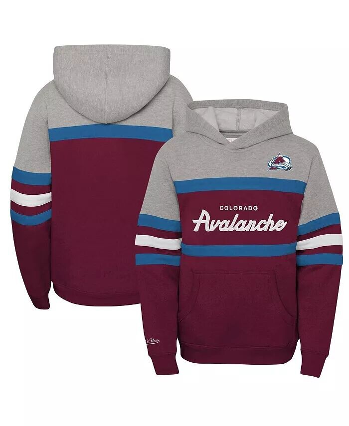 Толстовка с капюшоном главного тренера Big Boys Colorado Avalanche Mitchell & Ness
Толстовка с капюшоном главного тренера Big Boys Colorado Avalanche Mitchell & Ness
