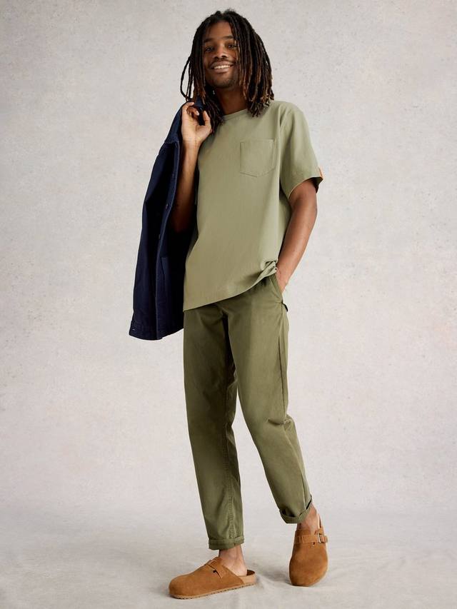 Хлопковая футболка с карманом White Stuff, зеленый
Хлопковая футболка с карманом White Stuff, зеленый