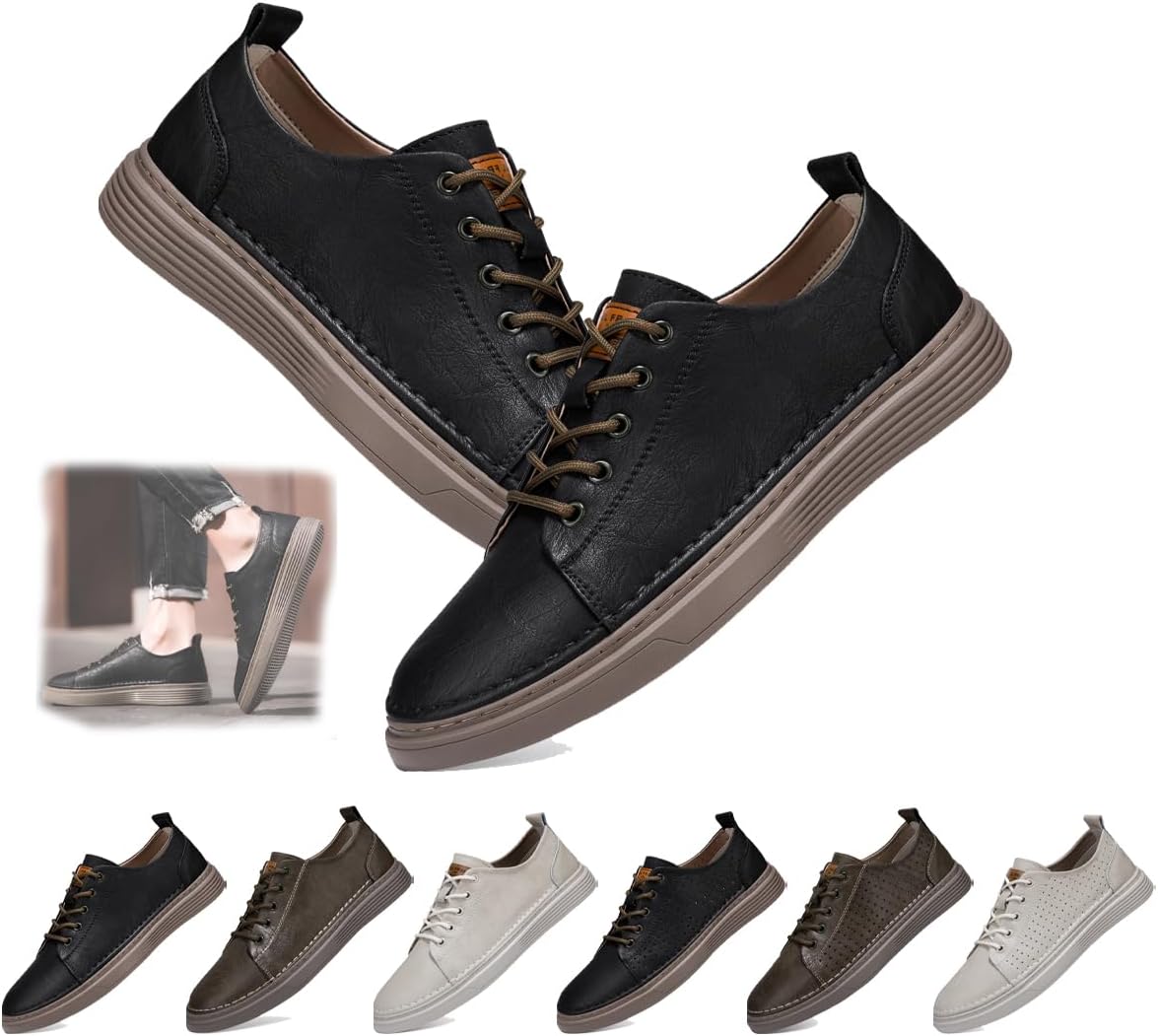 Замшевые кроссовки для мужчин, повседневные кроссовки из кожи, мягкие для ходьбы, противоскользящие, дышащие, для вождения, легкие кеды, комфортные кожаные скелетные кроссовки Generic, черный
Замшевые кроссовки для мужчин, повседневные кроссовки из кожи, мягкие для ходьбы, противоскользящие, дышащие, для вождения, легкие кеды, комфортные кожаные скелетные кроссовки Generic, черный