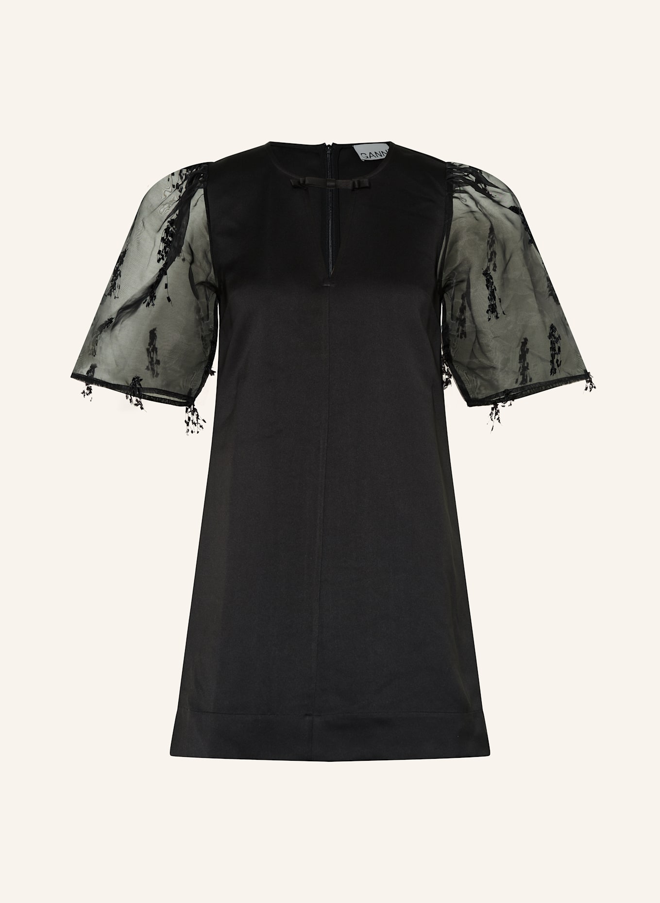 Атласное платье Ganni, черный
Атласное платье Ganni, черный