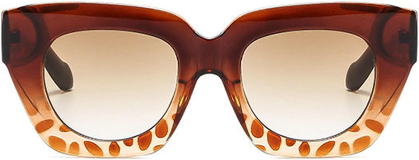 Солнцезащитные очки Willochra Oversized Square Cat Eye для женщин и мужчин, с толстой оправой, роскошные многоугольные солнцезащитные очки в стиле ретро, Brown Leopard
Солнцезащитные очки Willochra Oversized Square Cat Eye для женщин и мужчин, с толстой оправой, роскошные многоугольные солнцезащитные очки в стиле ретро, Brown Leopard